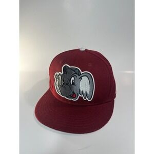Neff Heavy Hitters Elephant Snapback Hat Maroon White 2010s